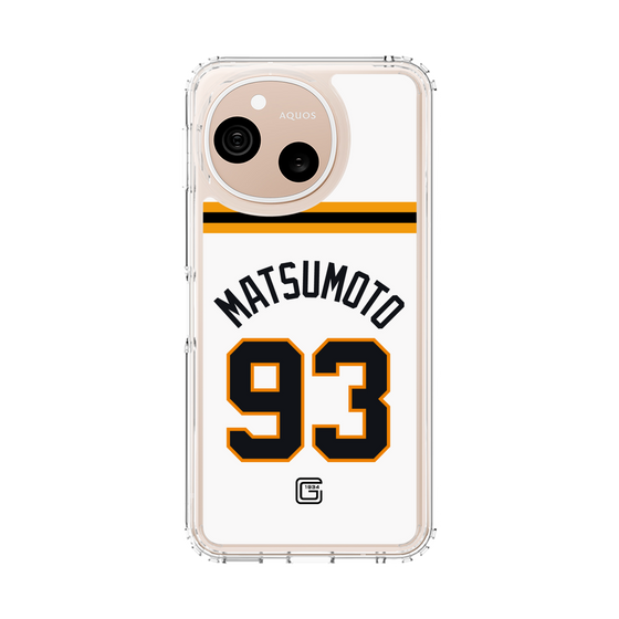 スリムプロテクションケース［ 読売ジャイアンツ - #93 MATSUMOTO - ホーム ］