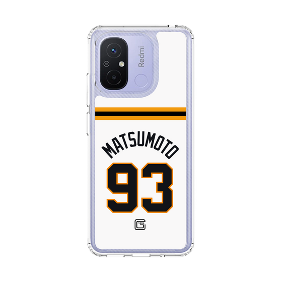 スリムプロテクションケース［ 読売ジャイアンツ - #93 MATSUMOTO - ホーム ］