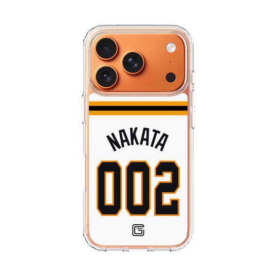 スリムプロテクションケース［ 読売ジャイアンツ - #002 NAKATA - ホーム ］