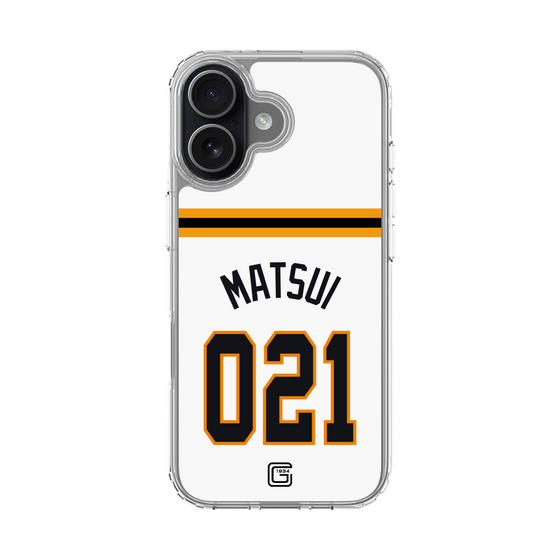 スリムプロテクションケース［ 読売ジャイアンツ - #021 MATSUI - ホーム ］