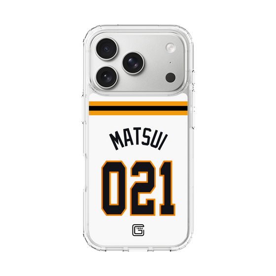 スリムプロテクションケース［ 読売ジャイアンツ - #021 MATSUI - ホーム ］