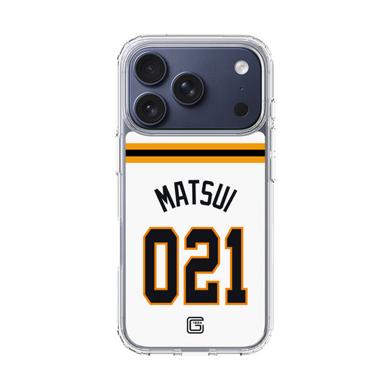 スリムプロテクションケース［ 読売ジャイアンツ - #021 MATSUI - ホーム ］