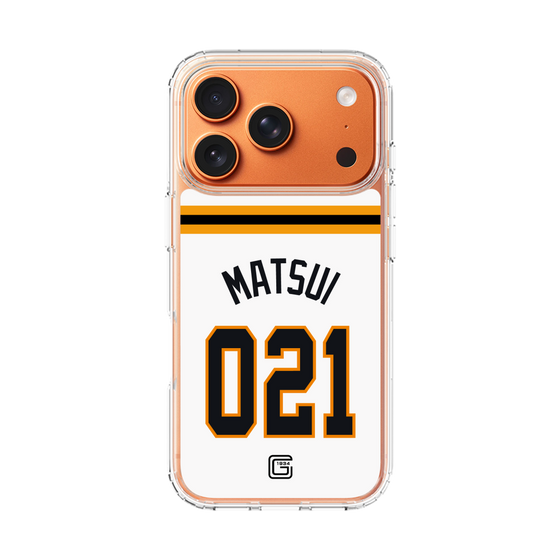 スリムプロテクションケース［ 読売ジャイアンツ - #021 MATSUI - ホーム ］