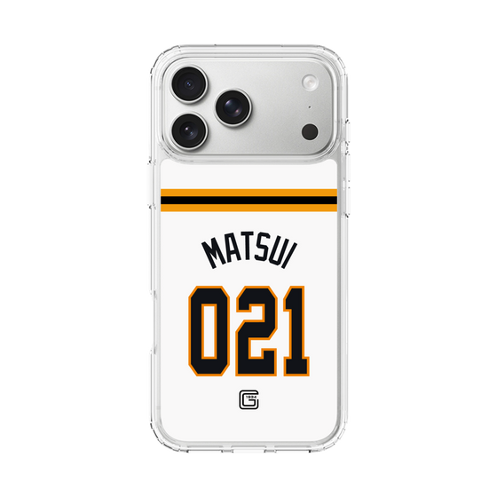 スリムプロテクションケース［ 読売ジャイアンツ - #021 MATSUI - ホーム ］