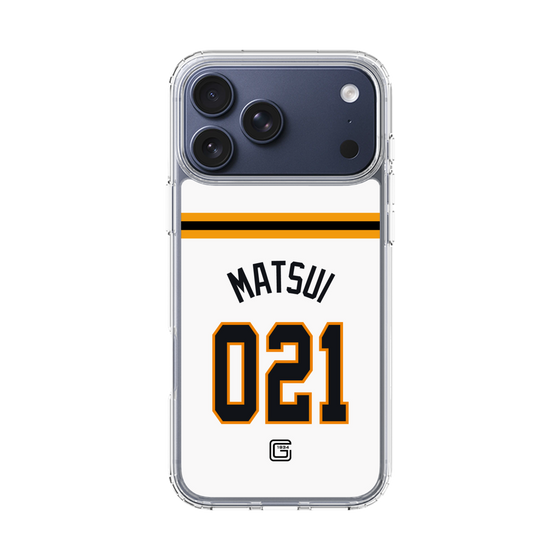 スリムプロテクションケース［ 読売ジャイアンツ - #021 MATSUI - ホーム ］