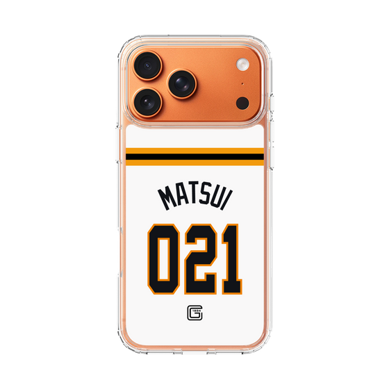 スリムプロテクションケース［ 読売ジャイアンツ - #021 MATSUI - ホーム ］