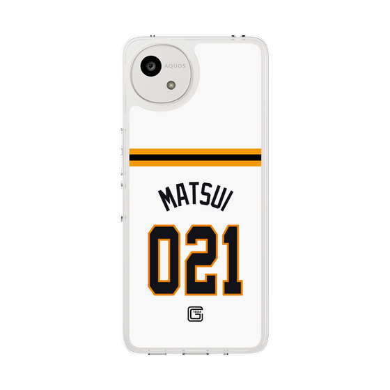 スリムプロテクションケース［ 読売ジャイアンツ - #021 MATSUI - ホーム ］