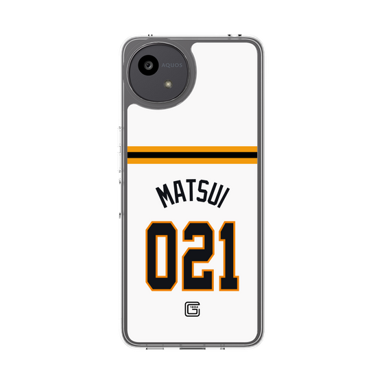 スリムプロテクションケース［ 読売ジャイアンツ - #021 MATSUI - ホーム ］