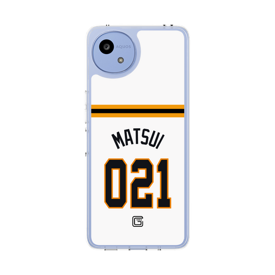 スリムプロテクションケース［ 読売ジャイアンツ - #021 MATSUI - ホーム ］
