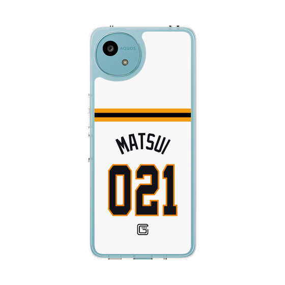 スリムプロテクションケース［ 読売ジャイアンツ - #021 MATSUI - ホーム ］