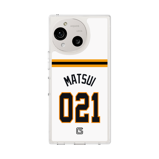 スリムプロテクションケース［ 読売ジャイアンツ - #021 MATSUI - ホーム ］