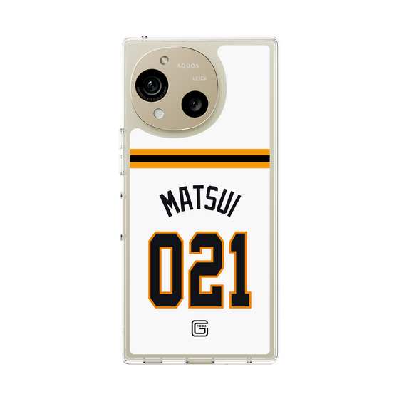 スリムプロテクションケース［ 読売ジャイアンツ - #021 MATSUI - ホーム ］