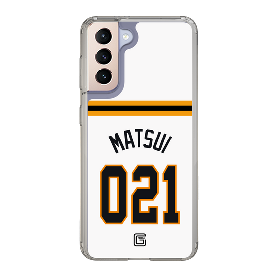 スリムプロテクションケース［ 読売ジャイアンツ - #021 MATSUI - ホーム ］