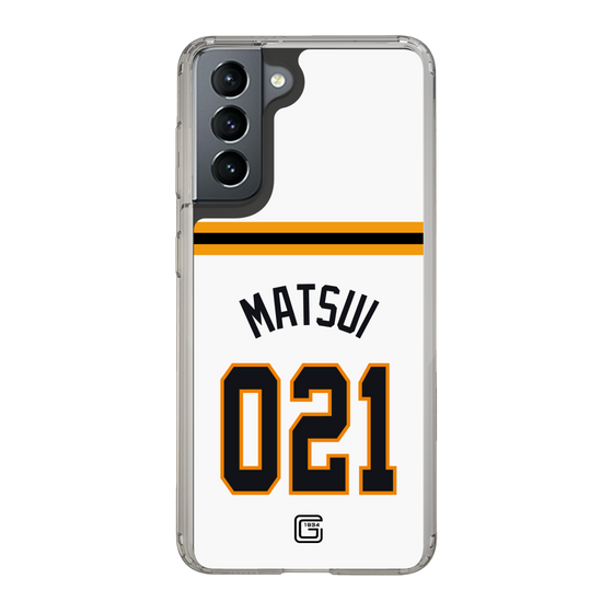 スリムプロテクションケース［ 読売ジャイアンツ - #021 MATSUI - ホーム ］