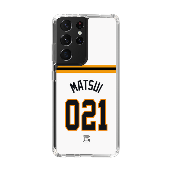 スリムプロテクションケース［ 読売ジャイアンツ - #021 MATSUI - ホーム ］