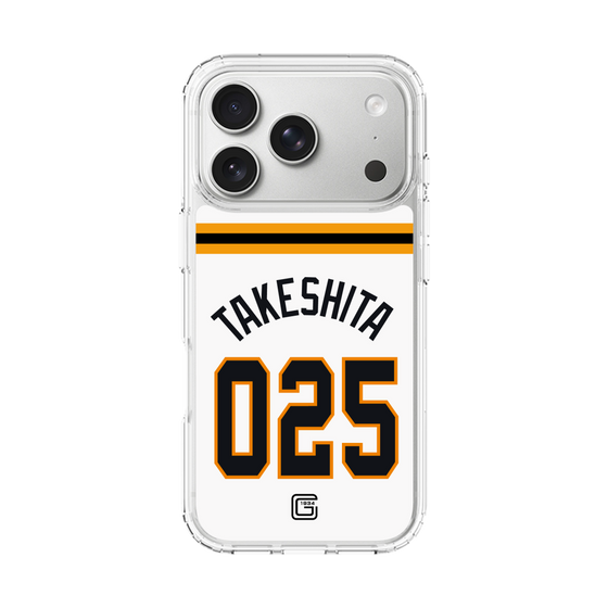 スリムプロテクションケース［ 読売ジャイアンツ - #025 TAKESHITA - ホーム ］