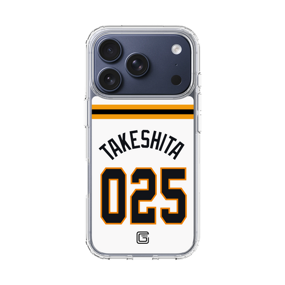 スリムプロテクションケース［ 読売ジャイアンツ - #025 TAKESHITA - ホーム ］