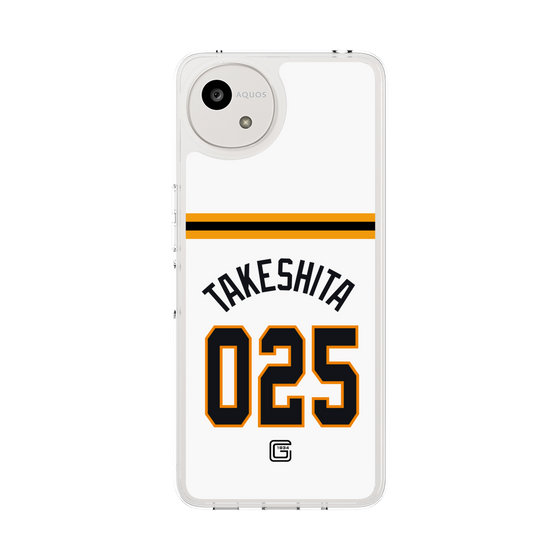 スリムプロテクションケース［ 読売ジャイアンツ - #025 TAKESHITA - ホーム ］