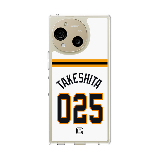 スリムプロテクションケース［ 読売ジャイアンツ - #025 TAKESHITA - ホーム ］