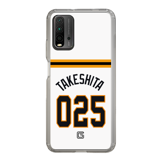 スリムプロテクションケース［ 読売ジャイアンツ - #025 TAKESHITA - ホーム ］