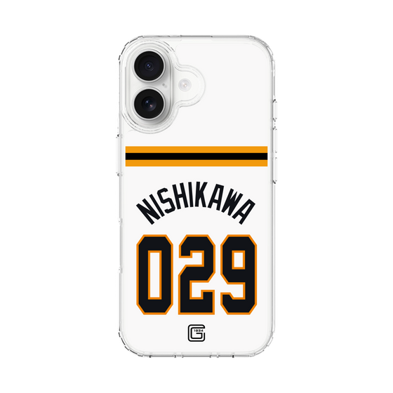 スリムプロテクションケース［ 読売ジャイアンツ - #029 NISHIKAWA - ホーム ］