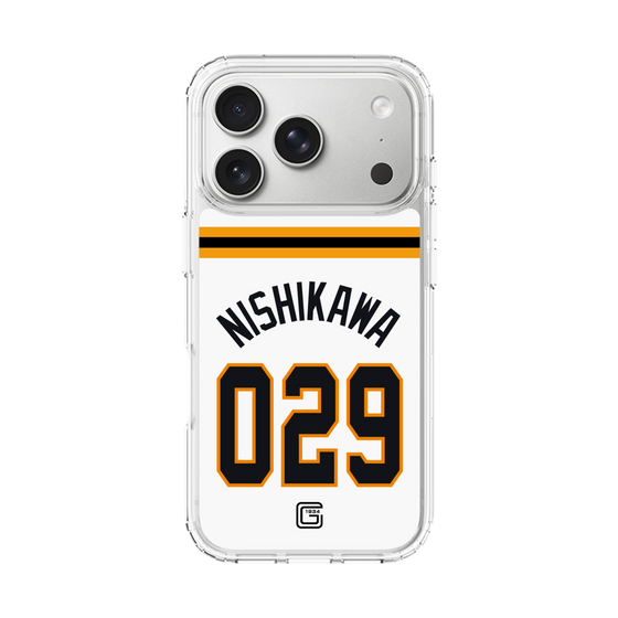 スリムプロテクションケース［ 読売ジャイアンツ - #029 NISHIKAWA - ホーム ］
