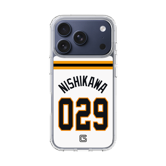 スリムプロテクションケース［ 読売ジャイアンツ - #029 NISHIKAWA - ホーム ］