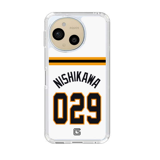 スリムプロテクションケース［ 読売ジャイアンツ - #029 NISHIKAWA - ホーム ］