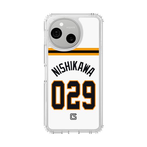 スリムプロテクションケース［ 読売ジャイアンツ - #029 NISHIKAWA - ホーム ］