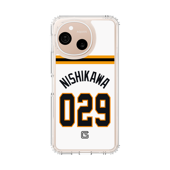 スリムプロテクションケース［ 読売ジャイアンツ - #029 NISHIKAWA - ホーム ］