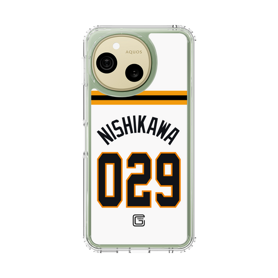 スリムプロテクションケース［ 読売ジャイアンツ - #029 NISHIKAWA - ホーム ］
