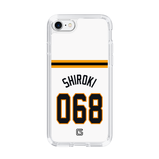 スリムプロテクションケース［ 読売ジャイアンツ - #068 SHIROKI - ホーム ］