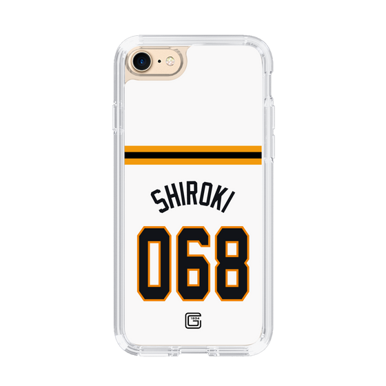 スリムプロテクションケース［ 読売ジャイアンツ - #068 SHIROKI - ホーム ］