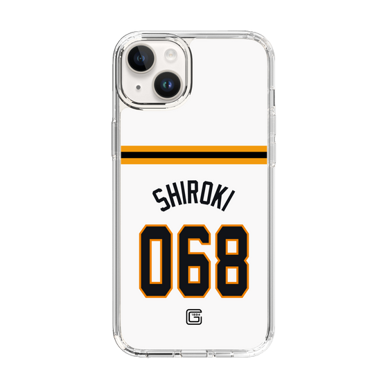 スリムプロテクションケース［ 読売ジャイアンツ - #068 SHIROKI - ホーム ］