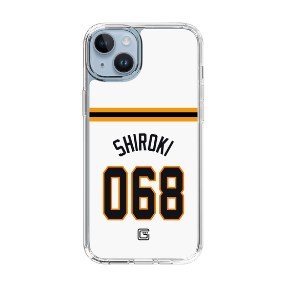 スリムプロテクションケース［ 読売ジャイアンツ - #068 SHIROKI - ホーム ］