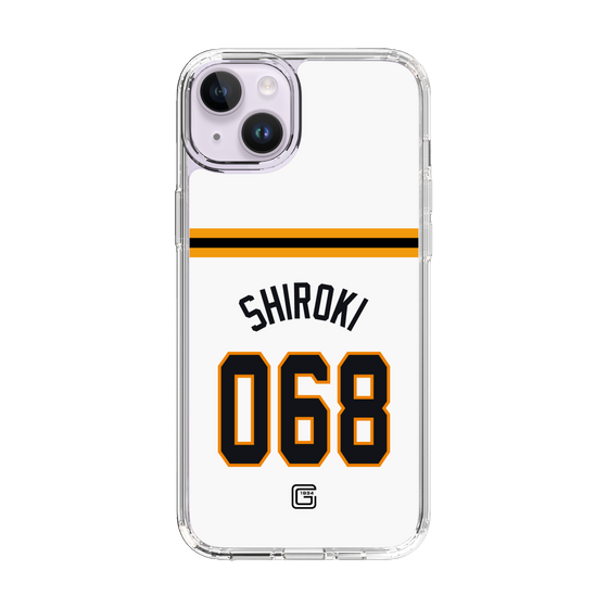 スリムプロテクションケース［ 読売ジャイアンツ - #068 SHIROKI - ホーム ］