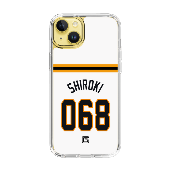 スリムプロテクションケース［ 読売ジャイアンツ - #068 SHIROKI - ホーム ］