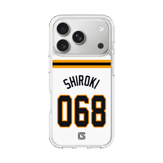 スリムプロテクションケース［ 読売ジャイアンツ - #068 SHIROKI - ホーム ］