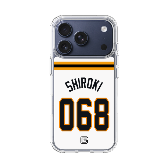 スリムプロテクションケース［ 読売ジャイアンツ - #068 SHIROKI - ホーム ］