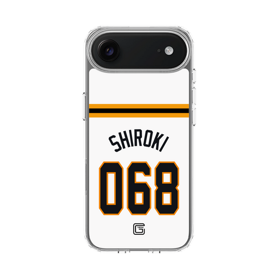 スリムプロテクションケース［ 読売ジャイアンツ - #068 SHIROKI - ホーム ］