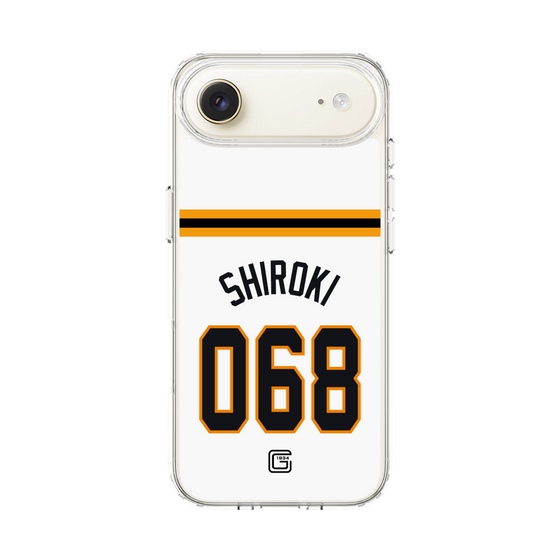 スリムプロテクションケース［ 読売ジャイアンツ - #068 SHIROKI - ホーム ］