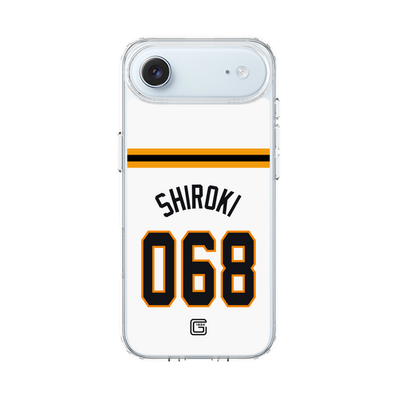 スリムプロテクションケース［ 読売ジャイアンツ - #068 SHIROKI - ホーム ］