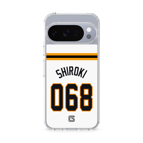 スリムプロテクションケース［ 読売ジャイアンツ - #068 SHIROKI - ホーム ］