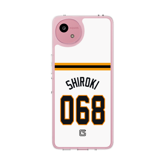 スリムプロテクションケース［ 読売ジャイアンツ - #068 SHIROKI - ホーム ］