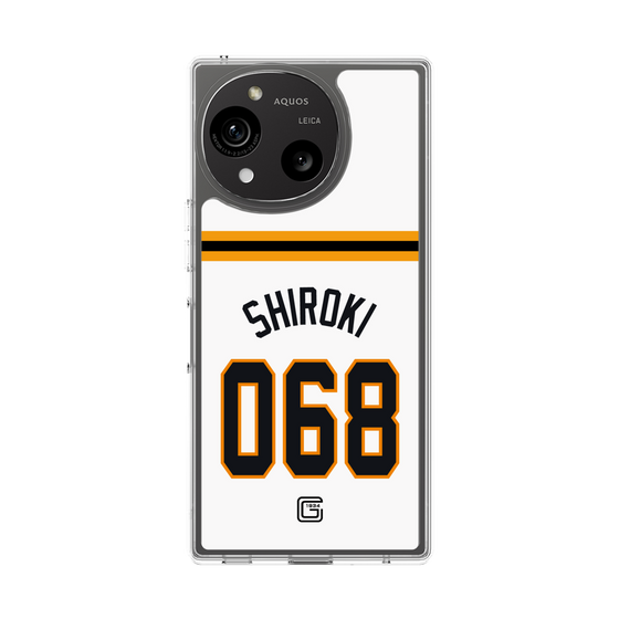 スリムプロテクションケース［ 読売ジャイアンツ - #068 SHIROKI - ホーム ］
