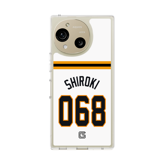 スリムプロテクションケース［ 読売ジャイアンツ - #068 SHIROKI - ホーム ］