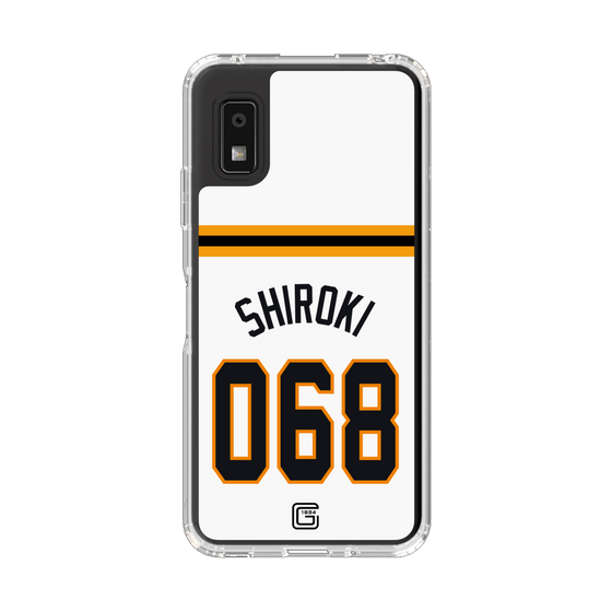 スリムプロテクションケース［ 読売ジャイアンツ - #068 SHIROKI - ホーム ］
