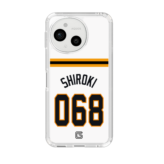 スリムプロテクションケース［ 読売ジャイアンツ - #068 SHIROKI - ホーム ］
