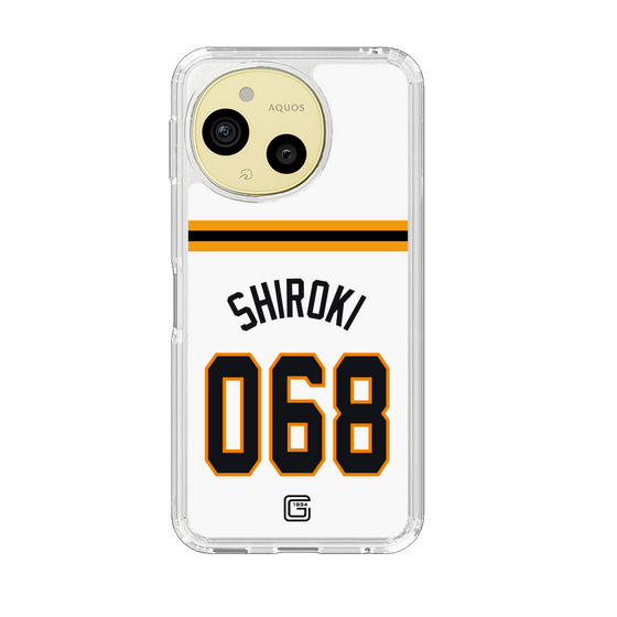 スリムプロテクションケース［ 読売ジャイアンツ - #068 SHIROKI - ホーム ］