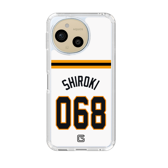 スリムプロテクションケース［ 読売ジャイアンツ - #068 SHIROKI - ホーム ］
